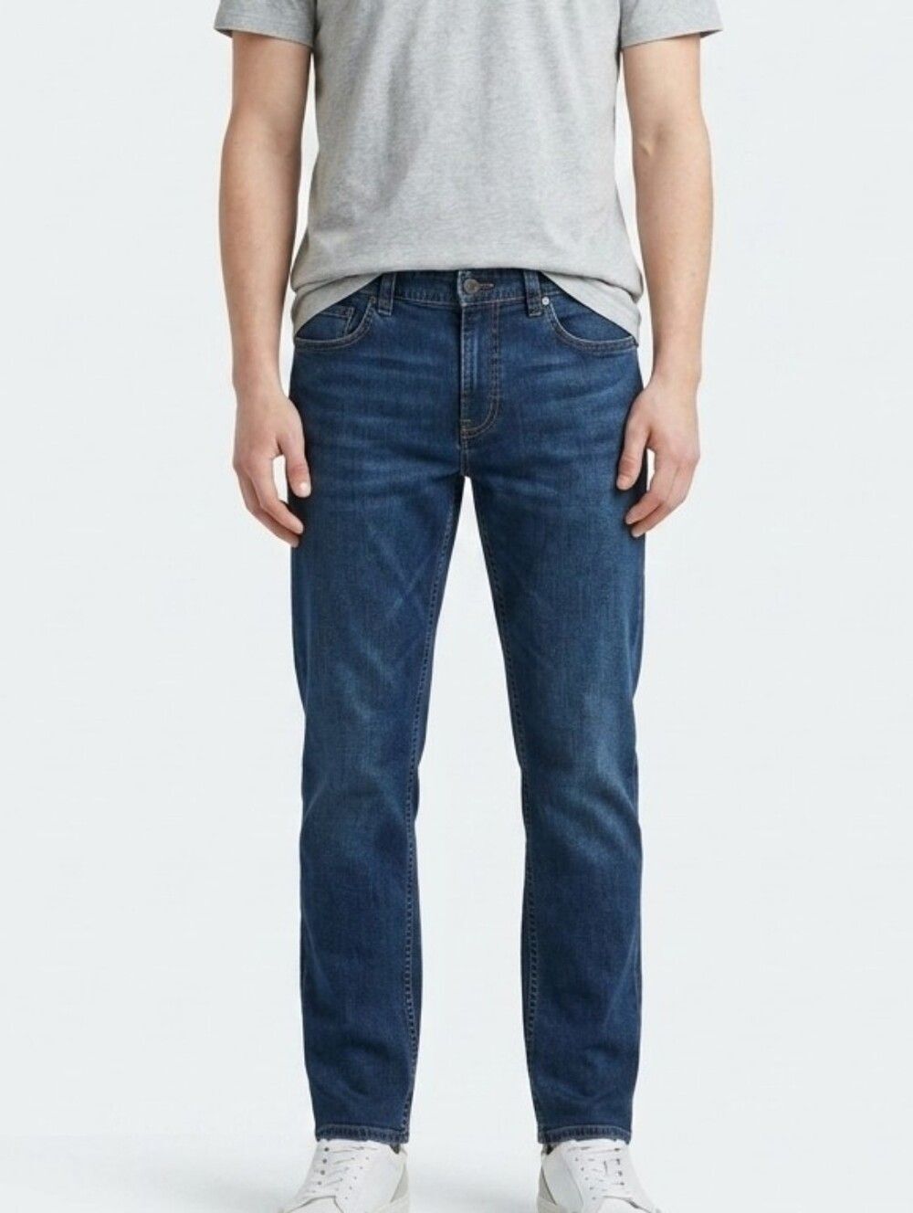 prAna Size 34x32 Slim Fit Jeans Dark Wash Organic Cotton Blend Gorpcore Utility